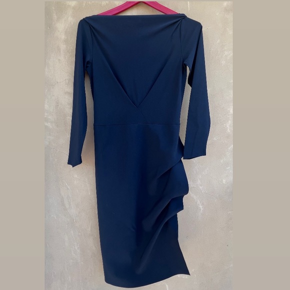 Chiara Boni La Petite Robe Cassandre Wrap-Effect Boatneck Dress - Picture 13 of 15